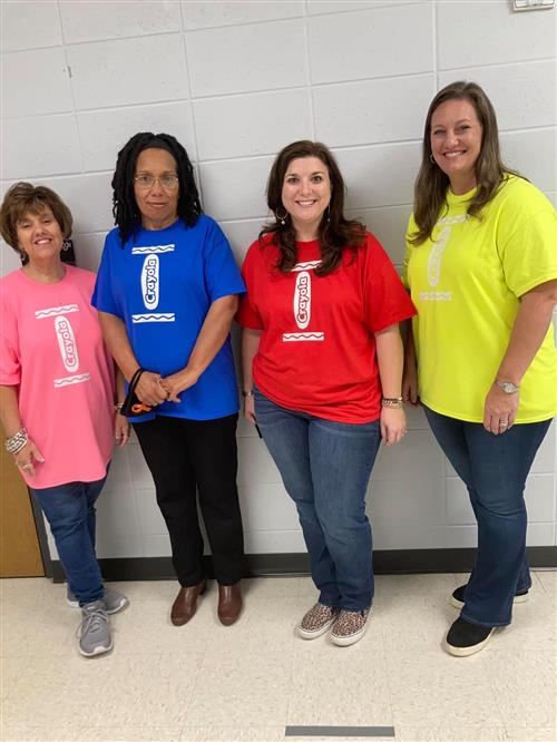 Mrs. Gordon, Ms. Hubbard, Mrs. Hellums and Mrs. Poss